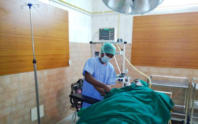 INDIA – OSPEDALE DI VADIPATTY. Impianto ossigeno post-operatorio