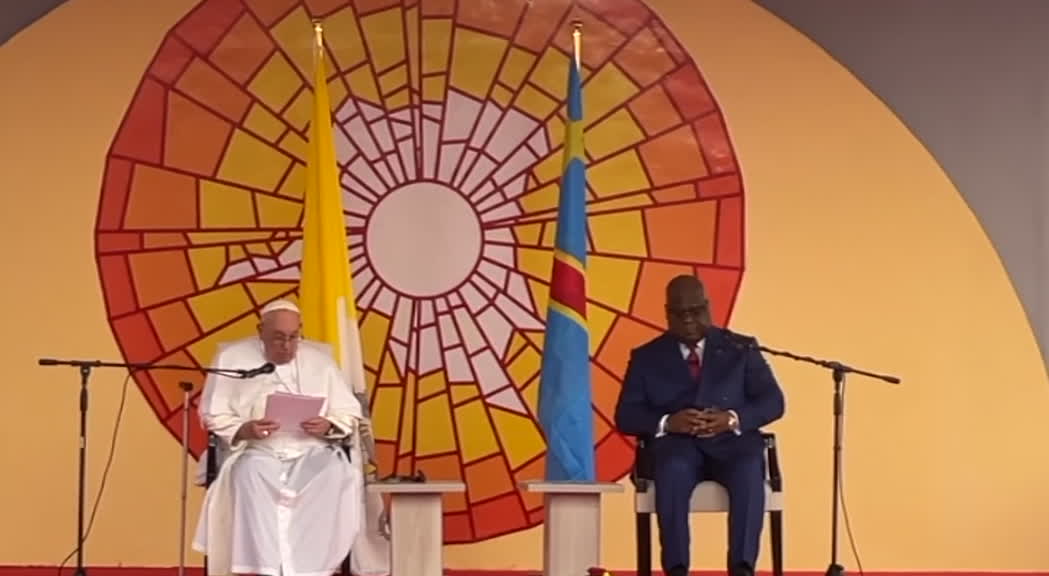 Primo discorso del Papa in Congo